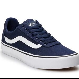 VANS Ward Deluxe Navy with Deluxe Comfort NWT Ortholite